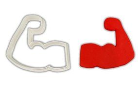 Biceps Cookie Cutter - STANDARD - 3 Inches