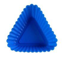 Cyqun(TM) 12 Pcs Diy Baking Silicone Triangle Shape Cake Molds (Random Color) N3
