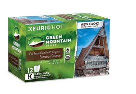Green Mountain Coffee Fair Trade Organic Sumatran Reserve, K-Cup Portion Pack for Keurig Brewers 24-Count N5