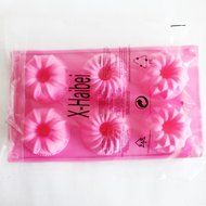X-Haibei Silicone Mold Bareware Donuts Chocolate Muffin Mini Bundt Cake Pan Jelly Mould N2