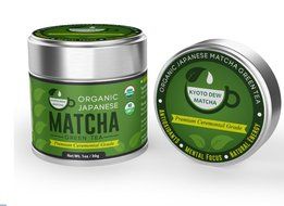 Organic Culinary Grade Matcha Green Tea Powder for Lattes, Smoothies &amp; Baking &ndash; 100g (3.5oz) Bag = 50 Servings... N7