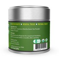 Organic Culinary Grade Matcha Green Tea Powder for Lattes, Smoothies &amp; Baking &ndash; 100g (3.5oz) Bag = 50 Servings... N9
