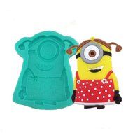 TANGCHU Funny Despicable Me Minions Fondant Silicone Icing Mould Cupcake Toppers Sugarpaste Decoration Green