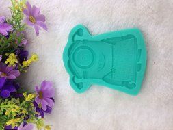 TANGCHU Funny Despicable Me Minions Fondant Silicone Icing Mould Cupcake Toppers Sugarpaste Decoration Green N3