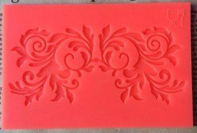 HSE 1piece 3d silicone cake mold,soap mold,cake decoration fondant mold Symmetrical leaves