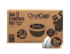 San Francisco Bay OneCup, French Roast, 80 Single Serve Coffees