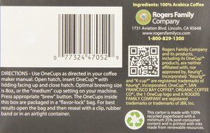 San Francisco Bay OneCup, French Roast, 80 Single Serve Coffees N8