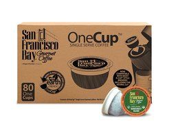 San Francisco Bay OneCup, French Roast, 80 Single Serve Coffees N22