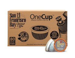 San Francisco Bay OneCup, French Roast, 80 Single Serve Coffees N66