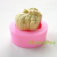 Mom&amp;pea 0605 Lamb Shaped Silicone Mould for Fondant Cake Sugar Paste Cake Decoration 3d Cake Toppers Mold 7.25.82.9cm... N2