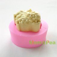 Mom&amp;pea 0605 Lamb Shaped Silicone Mould for Fondant Cake Sugar Paste Cake Decoration 3d Cake Toppers Mold 7.25.82.9cm... N3