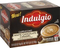Indulgio White Chocolate Caramel Single Serve for Keurig K-Cup Brewers, 12 Count (Pack of 6) (Compatible with... N2