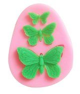 Sealike Silicone 3d Butterfly Cake Mode Fondant Decoration Mold with Stylus