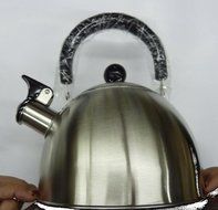 Culinary Edge 50404 Whistling Tea Kettle, 2-Quart, Satin Finish
