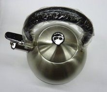 Culinary Edge 50404 Whistling Tea Kettle, 2-Quart, Satin Finish N2