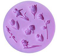 HSE 3D Silicone Mold different Rose Shape flowers Mould For Soap,Candy,Chocolate,Ice,cake N2