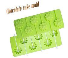 1pcs Food Grade Silicone Material, Flowers Shape for Chocolate Lollipop Mold, Cake Tools, Cookie , Jelly, Ice...
