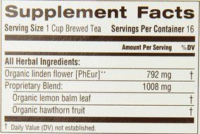 Traditional Medicinals Organic Hibiscus Tea, 16 Tea Bags N73
