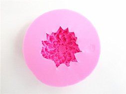 Wocuz W0432 Single Capacity Flower Shape Candy Making Silicone Mold Cake Decoration Mould Fondant Chocolate Small...