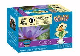 Kauai Coffee Na Pali Coast Dark Roast, 12 Single Serve Cups, 4.2 Ounce N6