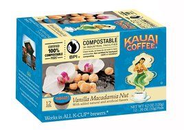 Kauai Coffee Na Pali Coast Dark Roast, 12 Single Serve Cups, 4.2 Ounce N15