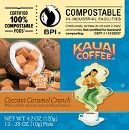 Kauai Coffee Na Pali Coast Dark Roast, 12 Single Serve Cups, 4.2 Ounce N22