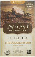 Numi Organic Tea Chocolate Puerh, Full Leaf Black Tea Bags, 16 Count