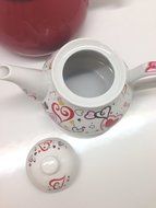 3 Pieces Tea Kettle Set-Family Size,Enamel,Stove Top,First One Kirmizi Inci N2