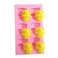 6 Cavity Cartoon Tony Tony Chopper Silicone Mold Chocolate Fondant Mold Cake Decoration