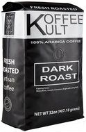 Koffee Kult Dark Roast Coffee Beans (2 Pounds Whole Bean) Highest Quality Delicious Organically Sourced Fair Trade...