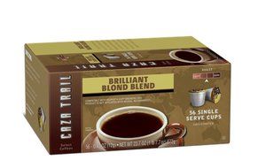 Caza Trail Coffee, Decaf Breakfast Blend, 24 Single Serve Cups N28