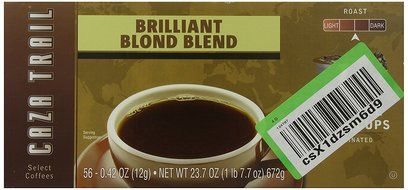 Caza Trail Coffee, Decaf Breakfast Blend, 24 Single Serve Cups N30