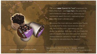 Caza Trail Coffee, Decaf Breakfast Blend, 24 Single Serve Cups N34