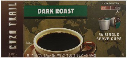 Caza Trail Coffee, Decaf Breakfast Blend, 24 Single Serve Cups N64