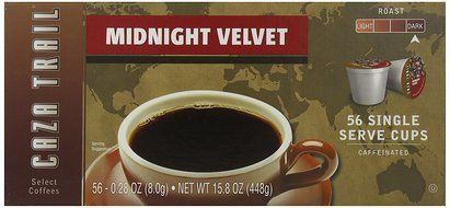 Caza Trail Coffee, Decaf Breakfast Blend, 24 Single Serve Cups N78
