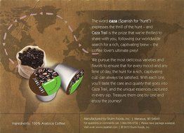 Caza Trail Coffee, Decaf Breakfast Blend, 24 Single Serve Cups N84