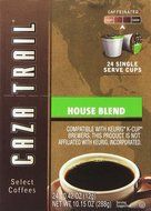 Caza Trail Coffee, Decaf Breakfast Blend, 24 Single Serve Cups N85