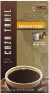 Caza Trail Coffee, Decaf Breakfast Blend, 24 Single Serve Cups N91