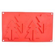 Silicone Christmas Cake Tools Baking Chocolate Molds 11.5" By 6.69"