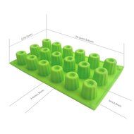 Fanhesheng 18 Silicone Candy Chocolate Pastry Making Molds Cake Baking Mold for Making Homemade Cake, Candy, Chocolate... N2