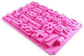 NY Cake Number and Media Icons Silicone Baking Mold