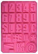 NY Cake Number and Media Icons Silicone Baking Mold N2