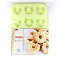 Arbor Home Heart Silicone Pink Donut Mold Reusable Ice Cake Bread Chocolate Jelly Candy Baking Mould N5