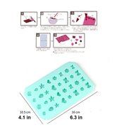 Arbor Home Heart Silicone Pink Donut Mold Reusable Ice Cake Bread Chocolate Jelly Candy Baking Mould N10