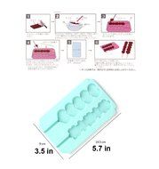 Arbor Home Heart Silicone Pink Donut Mold Reusable Ice Cake Bread Chocolate Jelly Candy Baking Mould N14