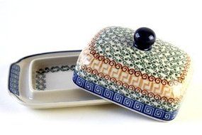 Polish Pottery Athena Butter Dish N3