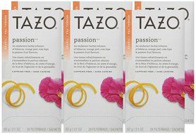 Tazo Passion Filter Bag Tea, 24-Count Packages (Pack of 6) N5