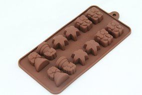 On The Journey - Ice/Cake/Chocolate/Sugar Decorating Silicone Mini Fondant Mold Tray Silicone Chocolate Praline...