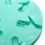 &quot;3D Silicone 6pcs Palm Cake Mold Fondant Chocolate Mould&quot; shopping