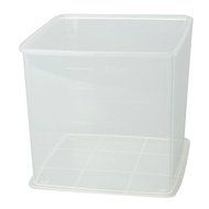 Great Value Practical PP Tofu Mold Tofu Box with Measuring Cup and Cloth Transparent &amp; White N2